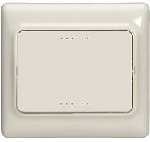 Переключатель с рамкой Legrand Kaptika 1-кл. проходной слоновая кость картинка